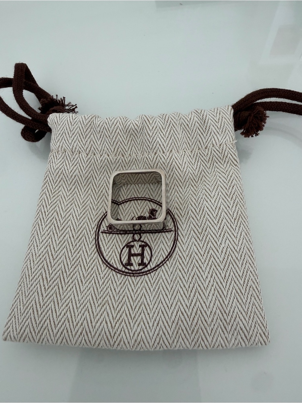 Hermès scarf ring